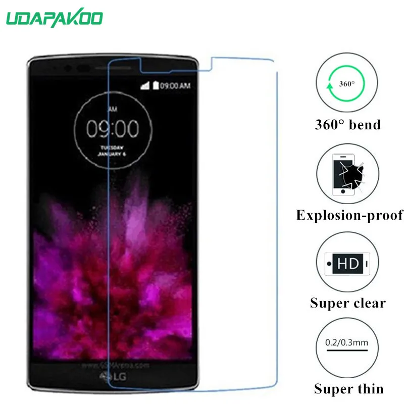 Udapakoo прозрачная закаленная (мягкое стекло) пленка для LG G Flex 2 H959 F510L нано