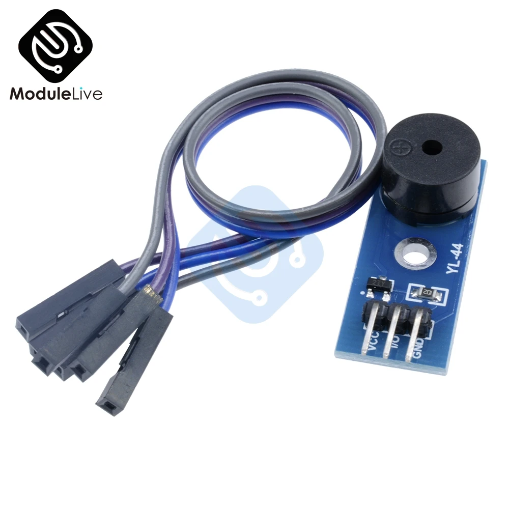 2 шт. 3 в 5 пассивный звуковой модуль сигнал датчик сигнализации для Arduino Smart Car с DuPont