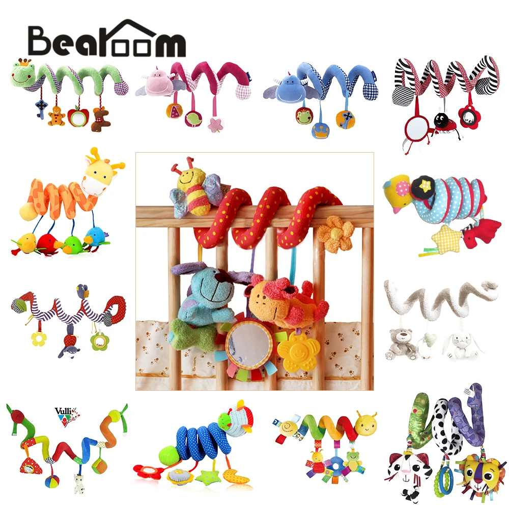 Bearoom Игрушки для малышей Милая Погремушка мультфильм мобильные игрушки мягкая