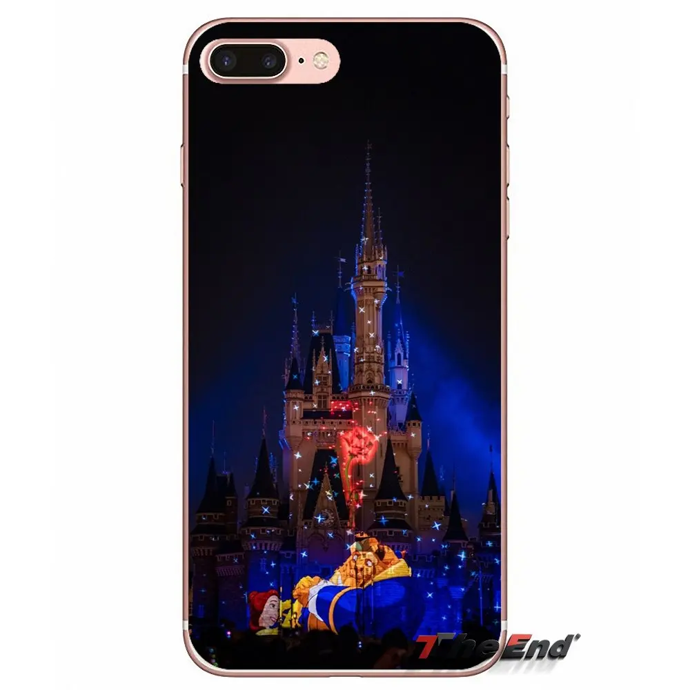 Чехол для телефона с рисунком Минни Маус и парки Samsung Galaxy S2 S3 S4 S5 MINI S6 S7 edge S8 S9 Plus Note 2