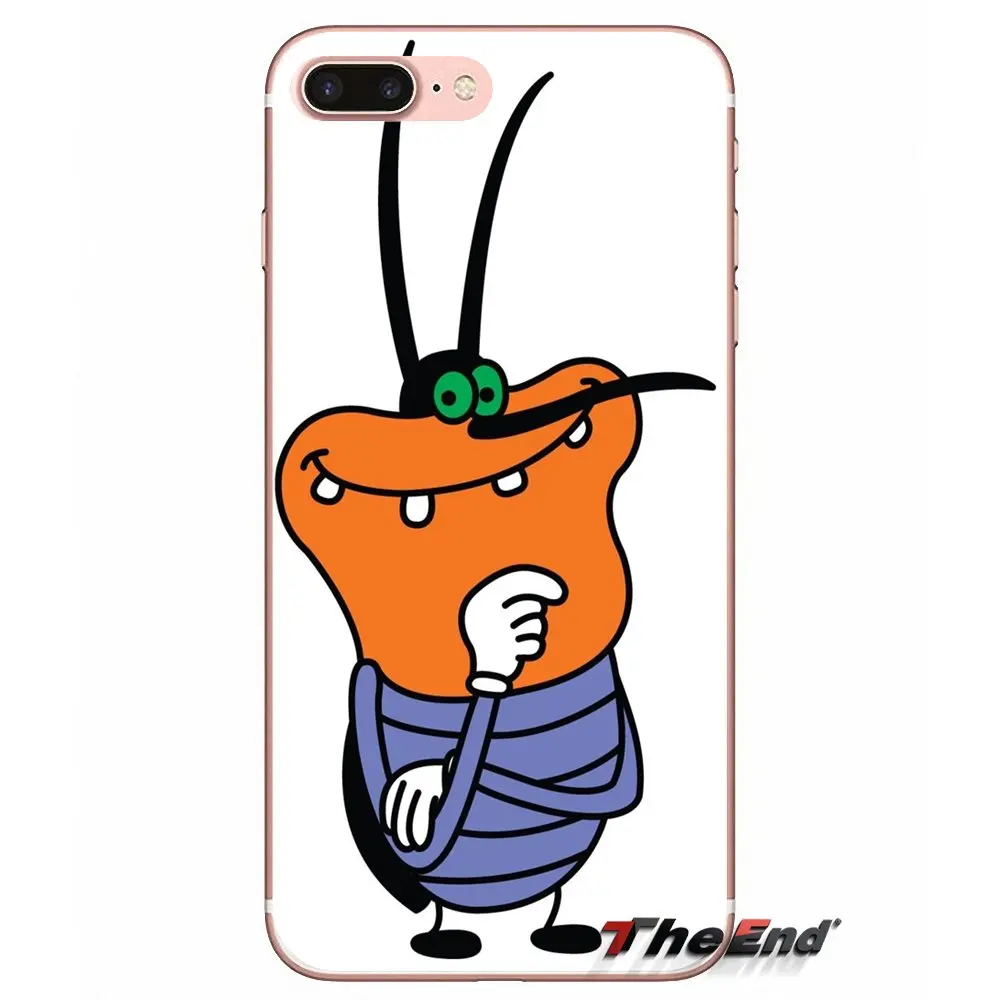 Oggy и тараканы мягкий чехол для телефона htc один M7 M8 A9 M9 M10 E9 Plus Desire 630 530 626 628 816 820 Motorola
