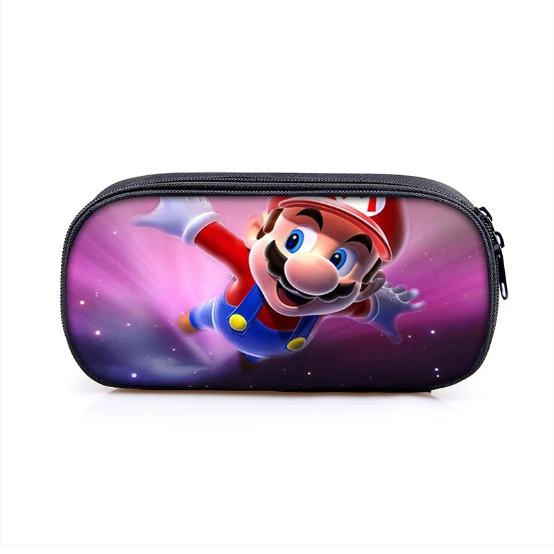 Super Mario Bros Sonic Kids PencilBag, Студенческая сумка для детей, новая милая Высококачественная канцелярская сумка, пенал - Цвет: 7