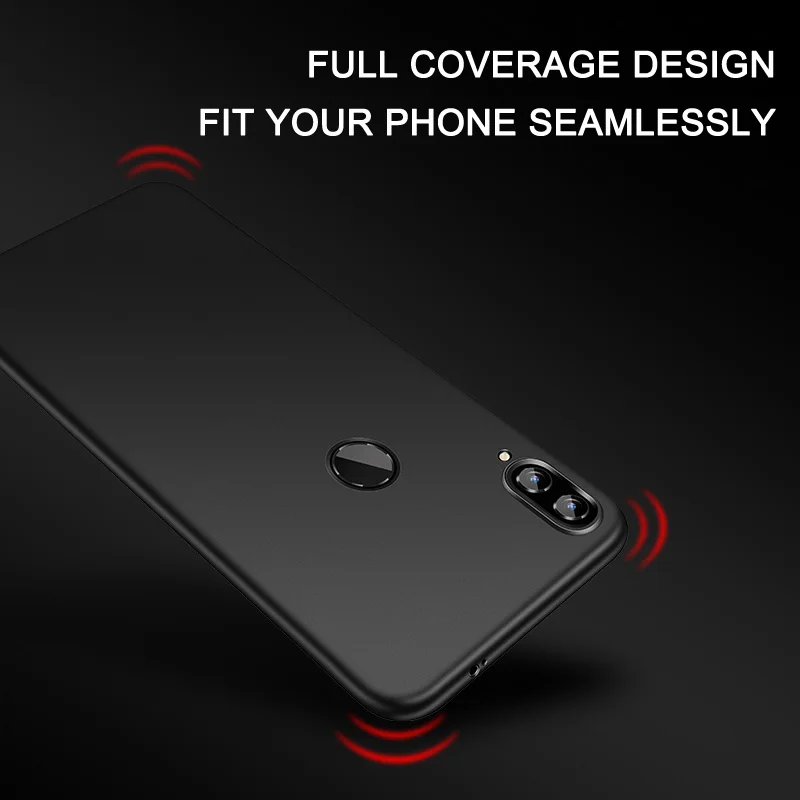 Чехол для Huawei P Smart 2019 силиконовый мягкий чехол PSmart Plus телефона защитная задняя