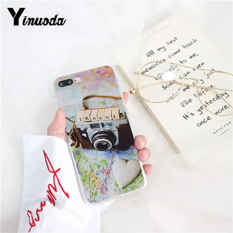 Yinuoda розовый дорожный Чехол для iPhone8 7 6 6splus 5 5S SE XR X XSMAX 10 11 11pro 11promax|Бамперы| |