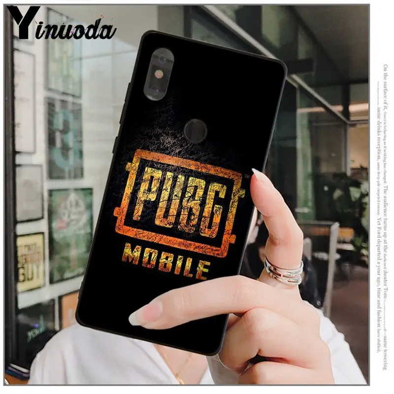 Yinuoda PUBG рукоделие принт рисунок чехол для телефона крышка оболочки для Xiaomi mi 8 SE 6 Примечание 3 mi X 2 2 S Примечание 3 крышка
