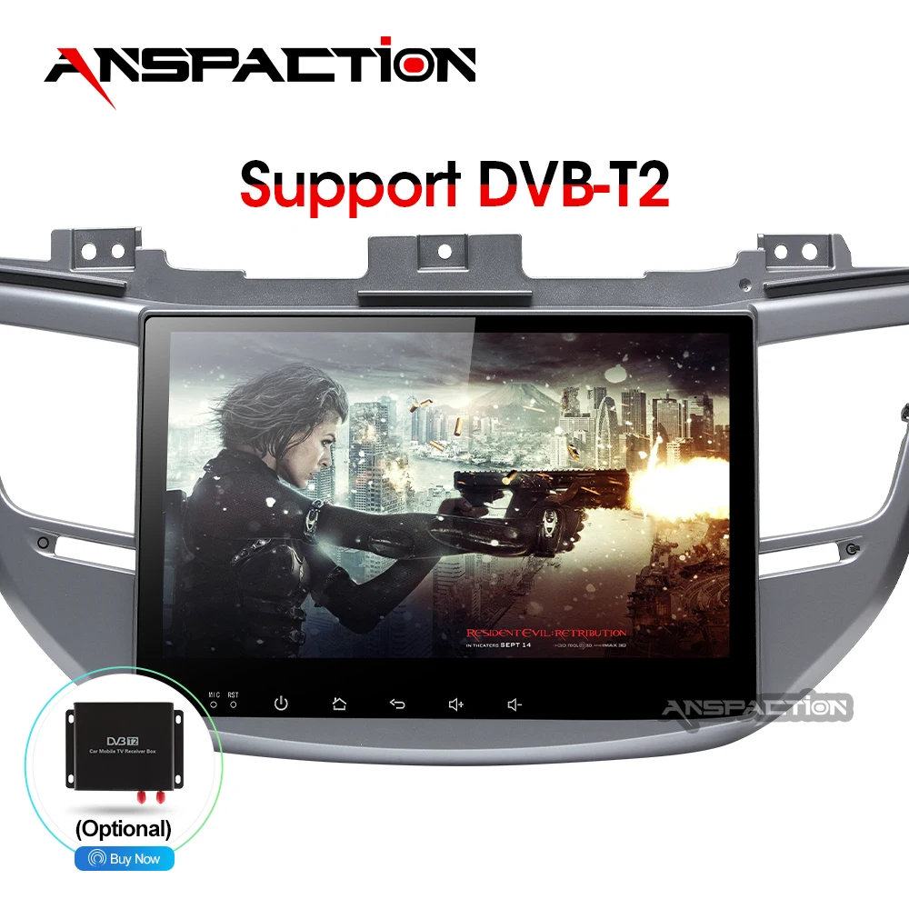 10 1 "IPS 2 два Din Android8.1 Автомобильная стерео для Hyundai Tucson IX35 2015 2016 2017 радио FM GPS
