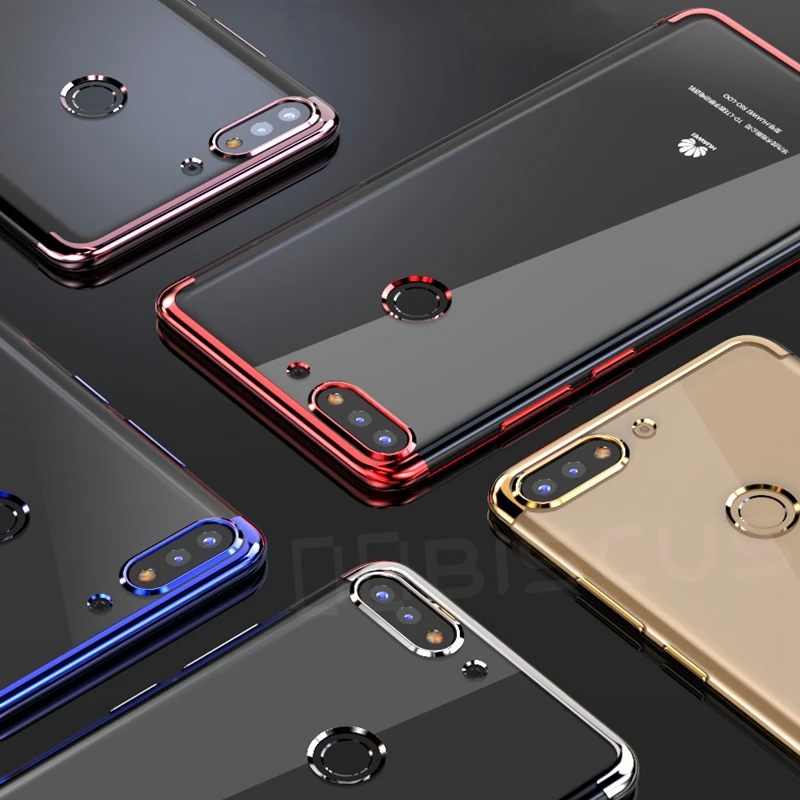 Роскошный Ультратонкий чехол из ТПУ силиконовый мягкий для Huawei Honor 7A Pro 5 7 дюйма с