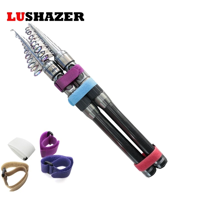 10 шт./лот LUSHAZER 20 см рыболовная удочка пояс нейлоновая многоразовая держатель для
