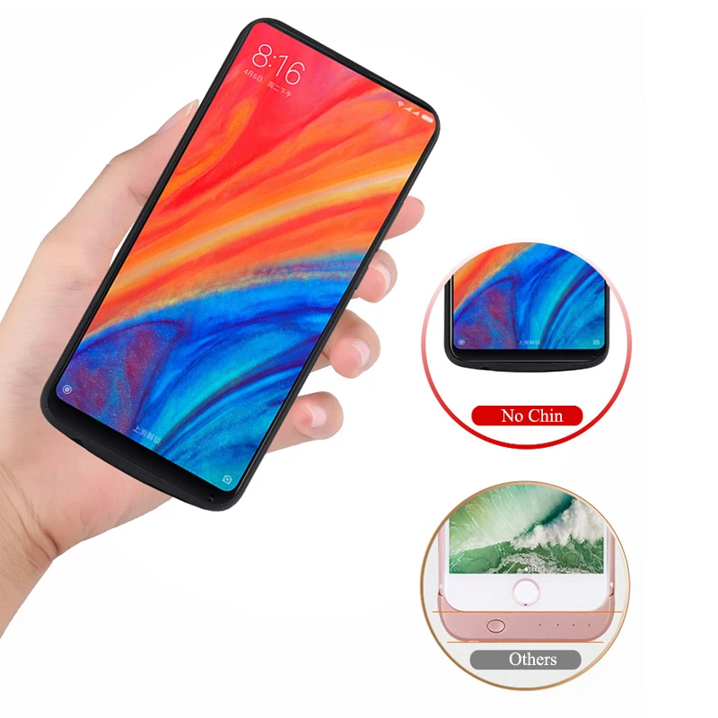 Для Xiaomi mi x 2 s 6000 мАч Батарея чехол для S ультра тонкий смарт зарядное устройство