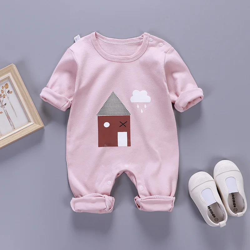 9 Зимняя одежда для новорожденных девочек милый мультфильм хлопок детские комбинезоны для мальчиков Одежда для девочек roupas de bebe комплекты детской одежды - Цвет: 9
