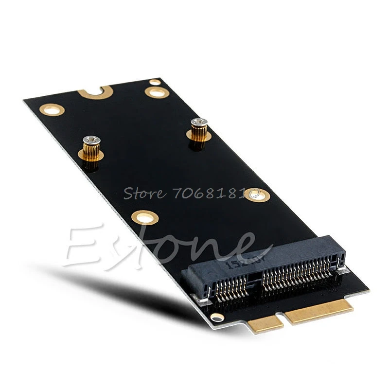 

7 + 17 Pin mSATA SSD на SATA адаптер карта для 2012 Pro A1425 A1398 MC976 Прямая поставка