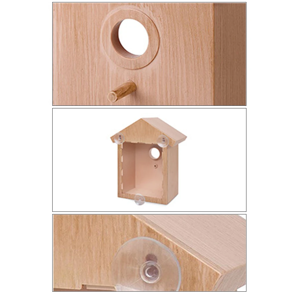 Теплый настенный присоска Pratical украшения сада Открытый клетка для попугая