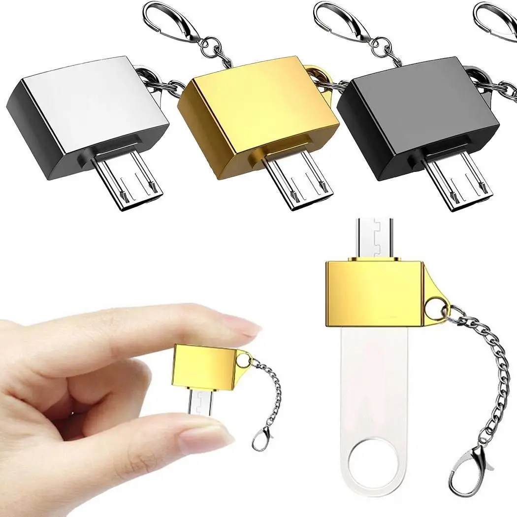 Металл микро к USB2.0 Мини OTG Многофункциональный преобразователь головка для