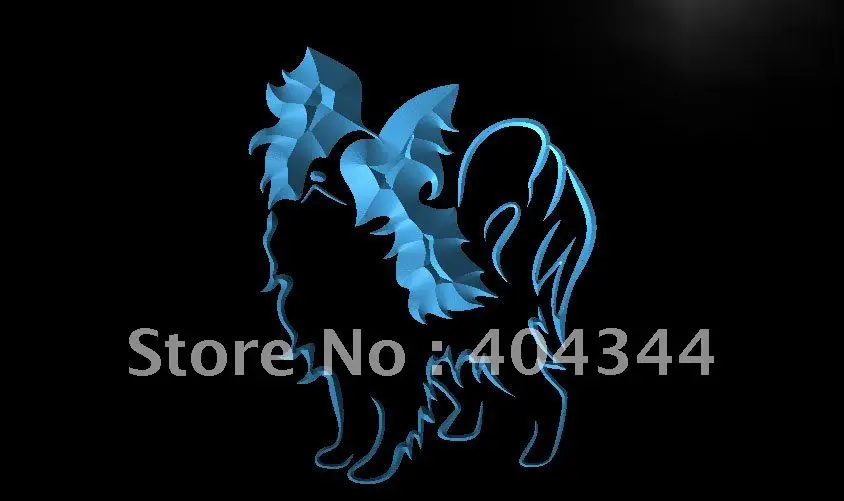 

LK631-Butterfly Dog Pet Bar пивной светодиодный неоновый светосветильник знак