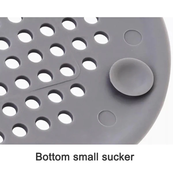 Новая силиконовая трубка сливная пробка фильтр с присоской для ванной комнаты