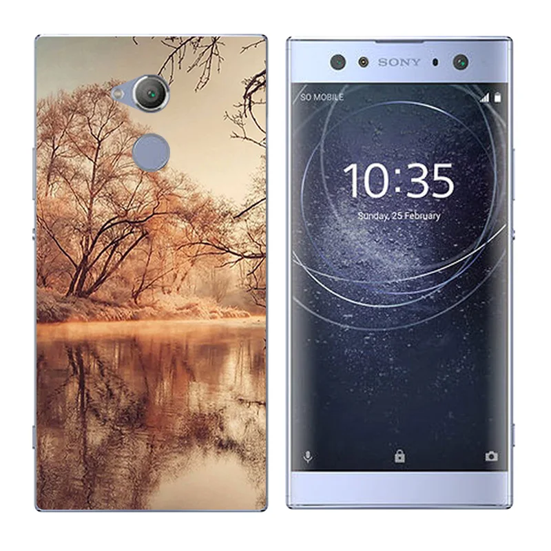 Для Sony Xperia XA2 Ultra TPU для Slim Silionce Soft 6 0 &quotБольшой оружейный чехол телефона Capa |