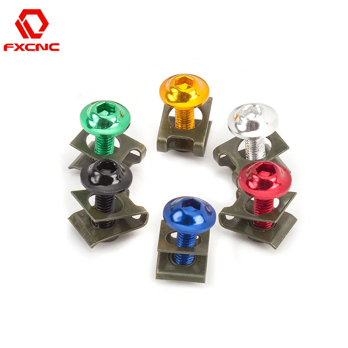 10 шт./компл. универсальный мотоцикл обтекатель тела болты скутер гайки Болты M6 Spire