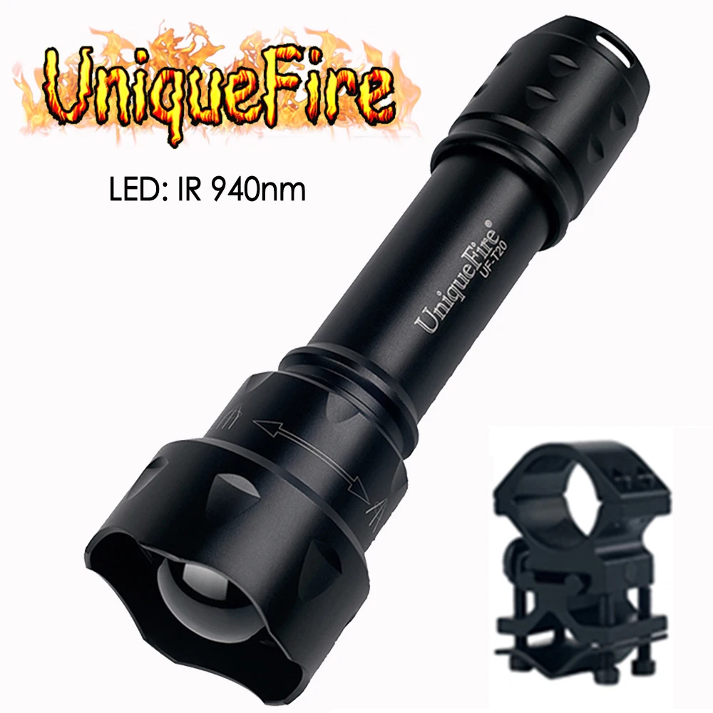 UniqueFire T20 модернизисветильник масштабируемый светодиодный фонарик IR 940 нм