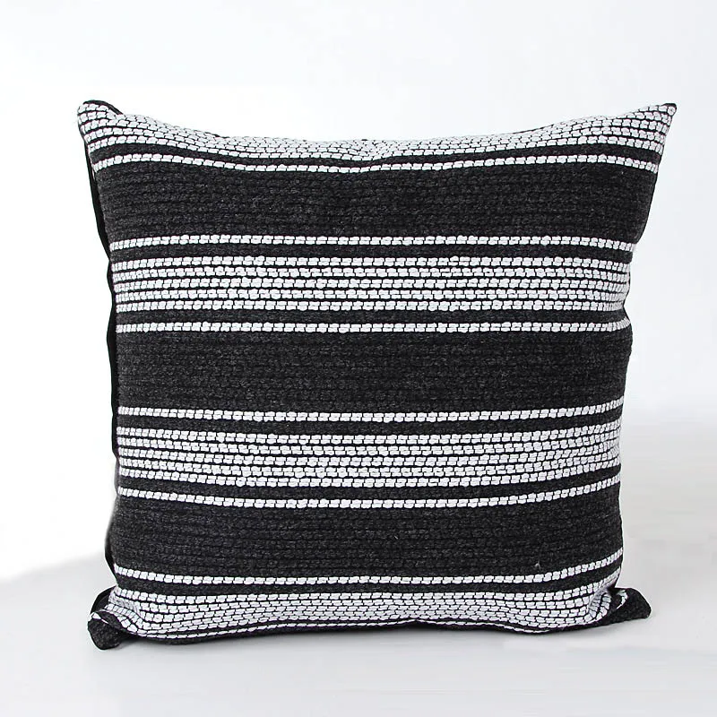 Декоративная наволочка в белую полоску 45x45 см|cushion cover|throw pillow coversdecorative throw covers |