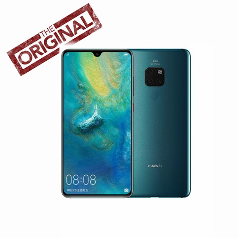 HUAWEI Mate 20 смартфон 6 53 дюймов с полным экраном 2244X1080 Kirin 980 Восьмиядерный Android 9 4000 мАч