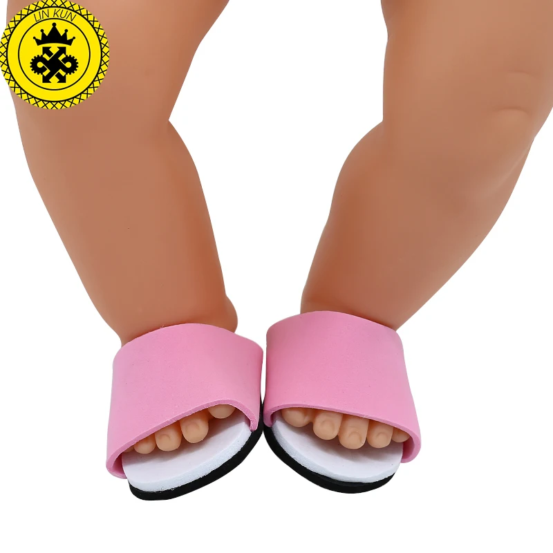 Обувь для кукол BJD обувь розовые Тапочки подходит куклы 18-дюймовой девочки и 43 см