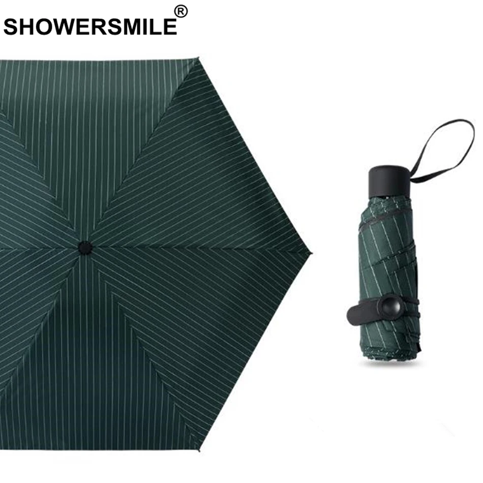 SHOWERSMILE зонты от дождя и солнца складные для мужчин женщин армейский зеленый