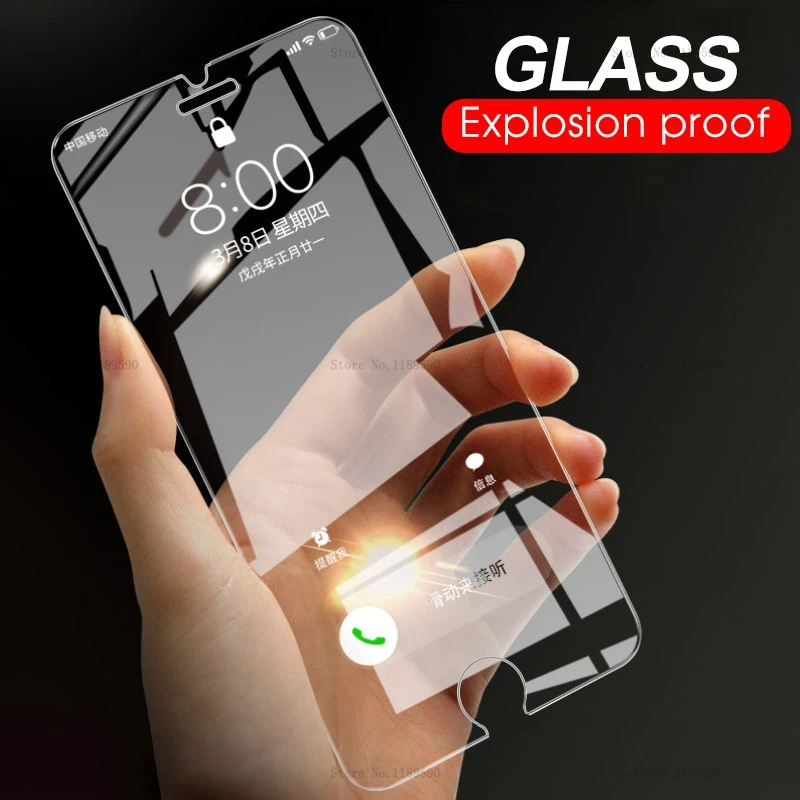 2 шт./упаковка защитное закаленное стекло для iPhone 5 6 7 8 Plus X 2.5D 9H | Мобильные