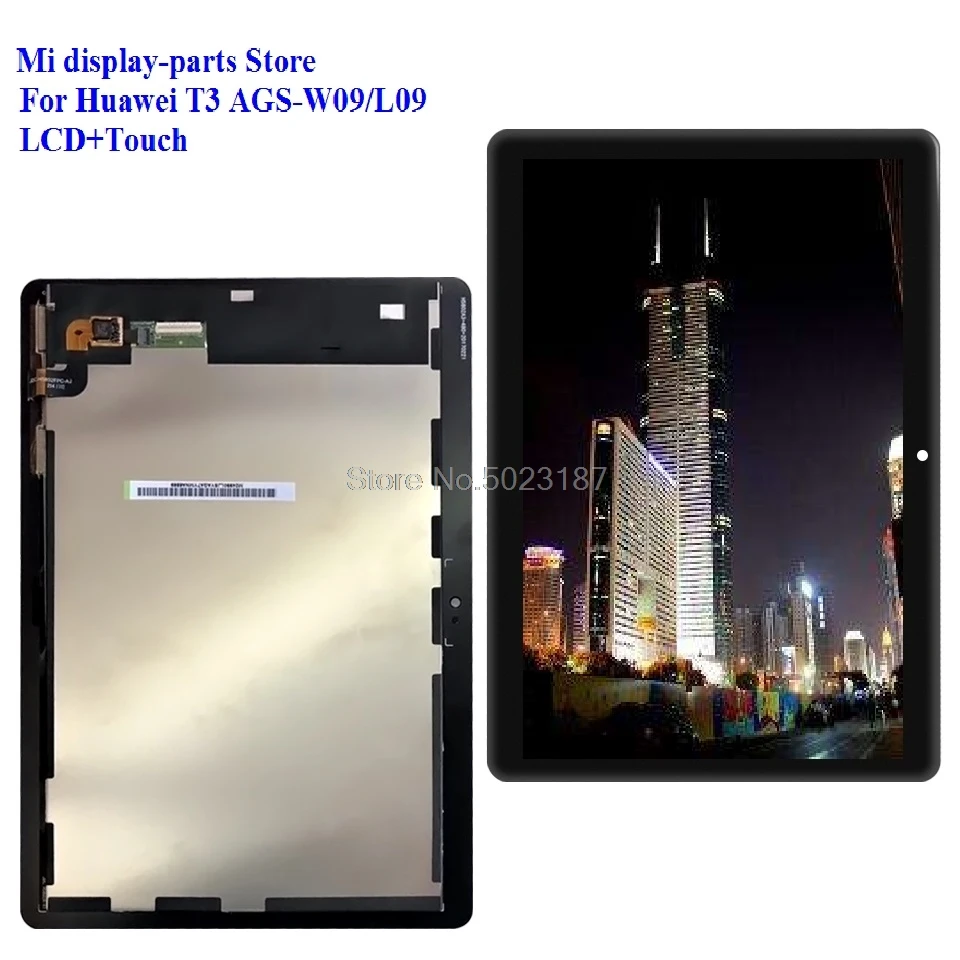 9 6 &quotдля Huawei Mediapad MediaPad T3 10 AGS L03 L09 W09 ЖК дисплей с сенсорным экраном и дигитайзером