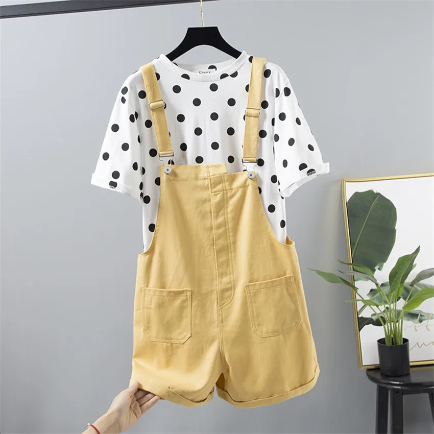 2019 New Summer Loose Girl Denim Overalls All-match Spring Big Size S-XL Student Jeans Shorts Women Jumpsuit Wide Leg 767 | Женская