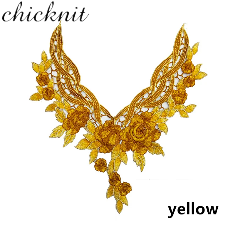 CHICKNIT несколько цветов красивая Роза venise кружевной воротник аксессуары для
