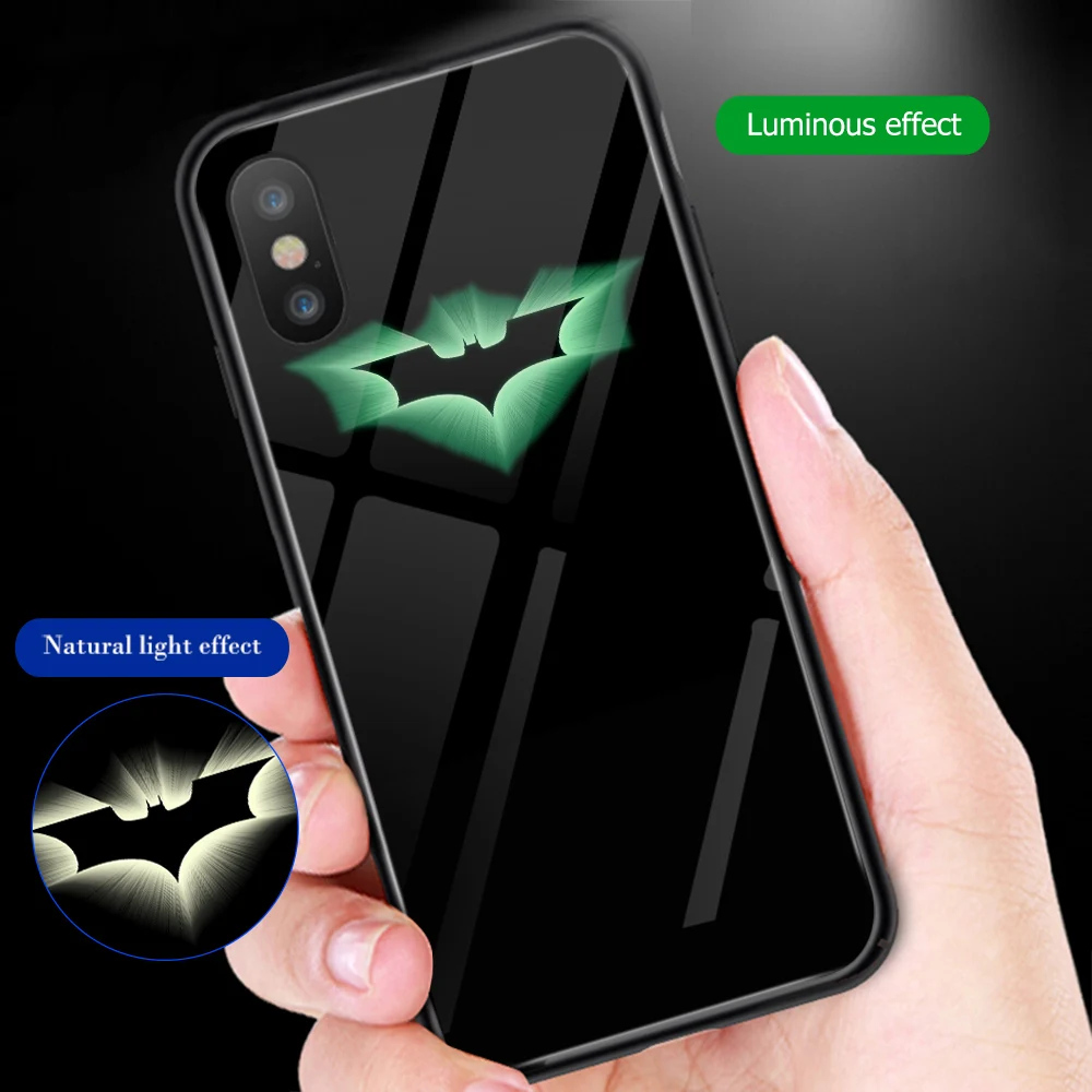 Ciciber Marvel DC для iphone X XR XS MAX стеклянные чехлы задняя крышка 11 Pro Max 8 7 6 6S Plus чехол Coque Venom