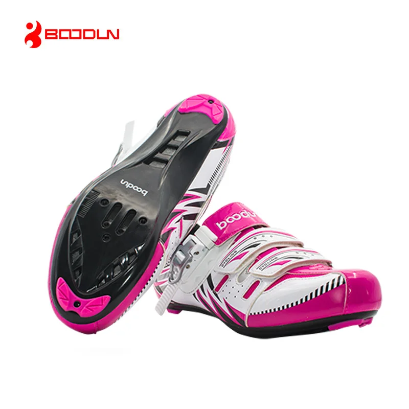 BOODUN профессиональная шоссе дорога велосипедные туфли Для женщин для