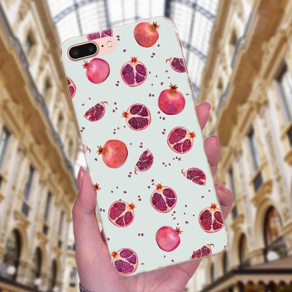 Чехол из ТПУ для Sony Xperia Z Z1 Z2 Z3 Z4 Z5 compact Mini M2 M4 M5 T3 E3 E5 XA XA1 XZ Premium с фруктами красным