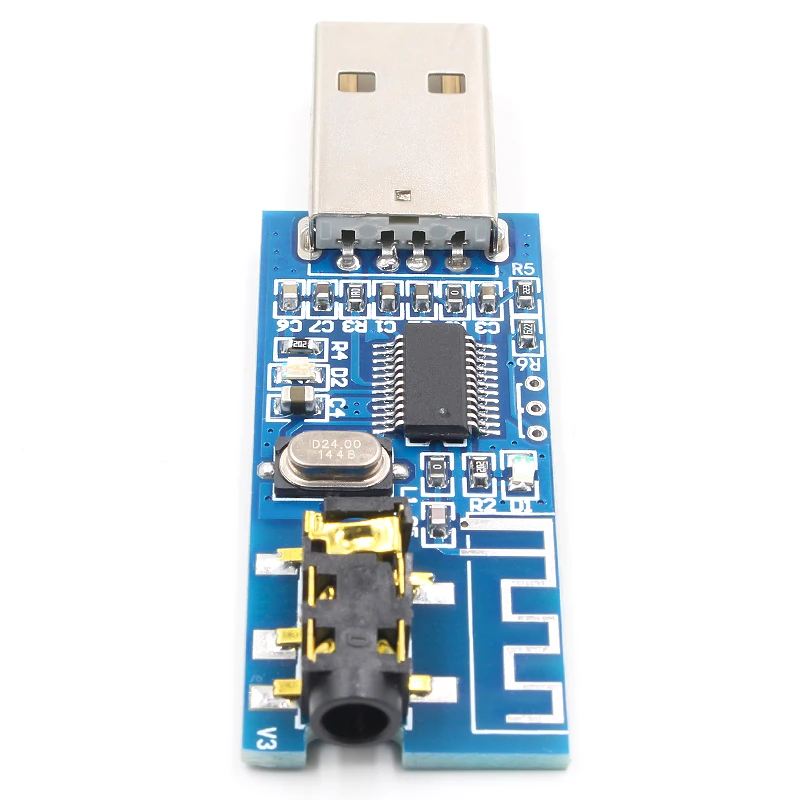 USB Bluetooth 4 0 аудио приемник беспроводной модуль голосовой плеер со светодиодным