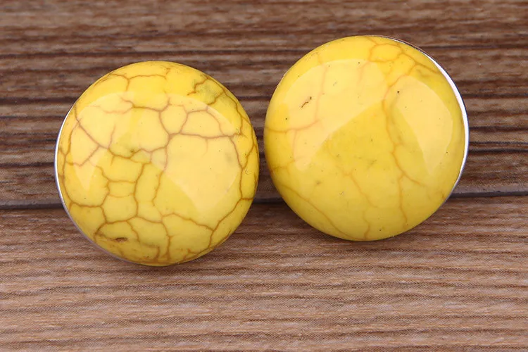 12 шт./лот оптовая продажа смешанных стильных пуговиц из натурального камня и