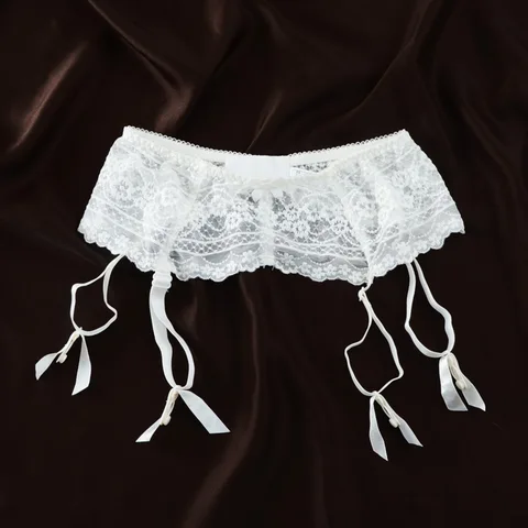 Женское сексуальное нижнее белье для девушек, свадебный пояс с подвязками, кружевной сетчатый пояс с вышивкой, двубортный зажим, жгут для ног, ремни на подвязках