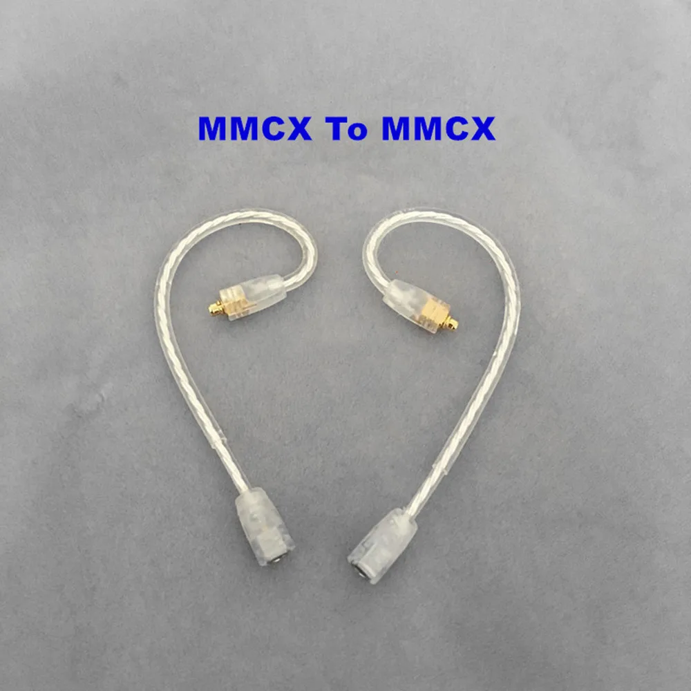 Кабель адаптер для наушников MMCX мама 2Pin 0 78 мм IM04 IE80 A2DC QDC папа|Аксессуары