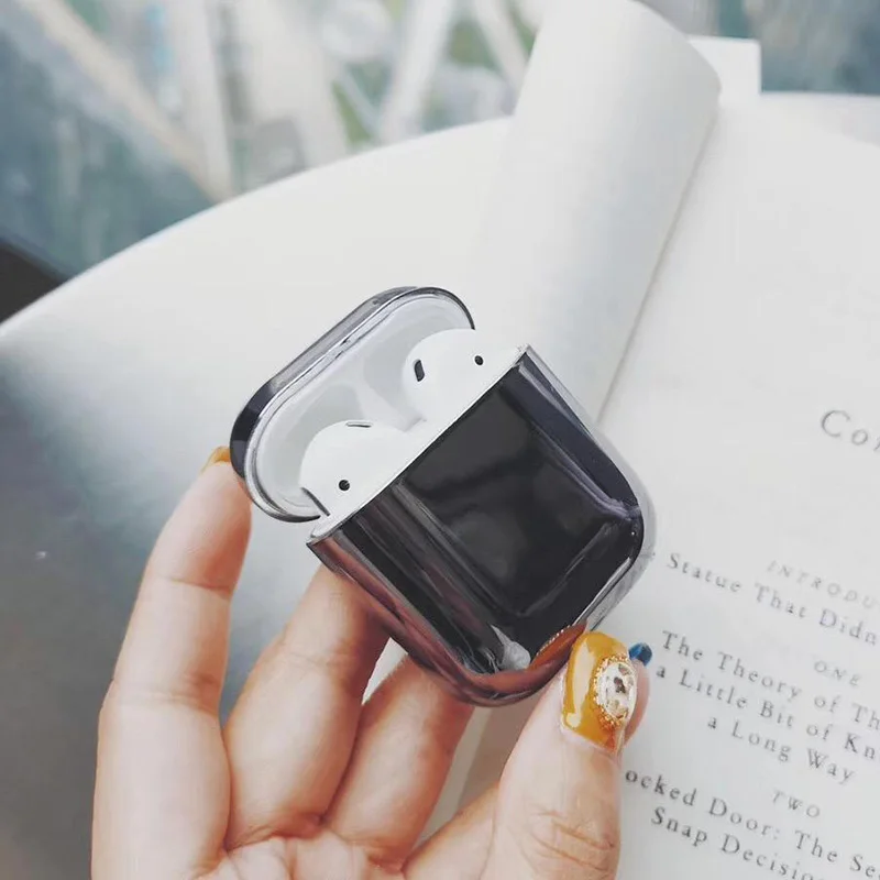 Наушники-вкладыши спортивные Android Airpods чехол для Funda Airpods Iphone 11 pro MAX S10 Mini Bluetooth беспроводной чехол для зарядки s