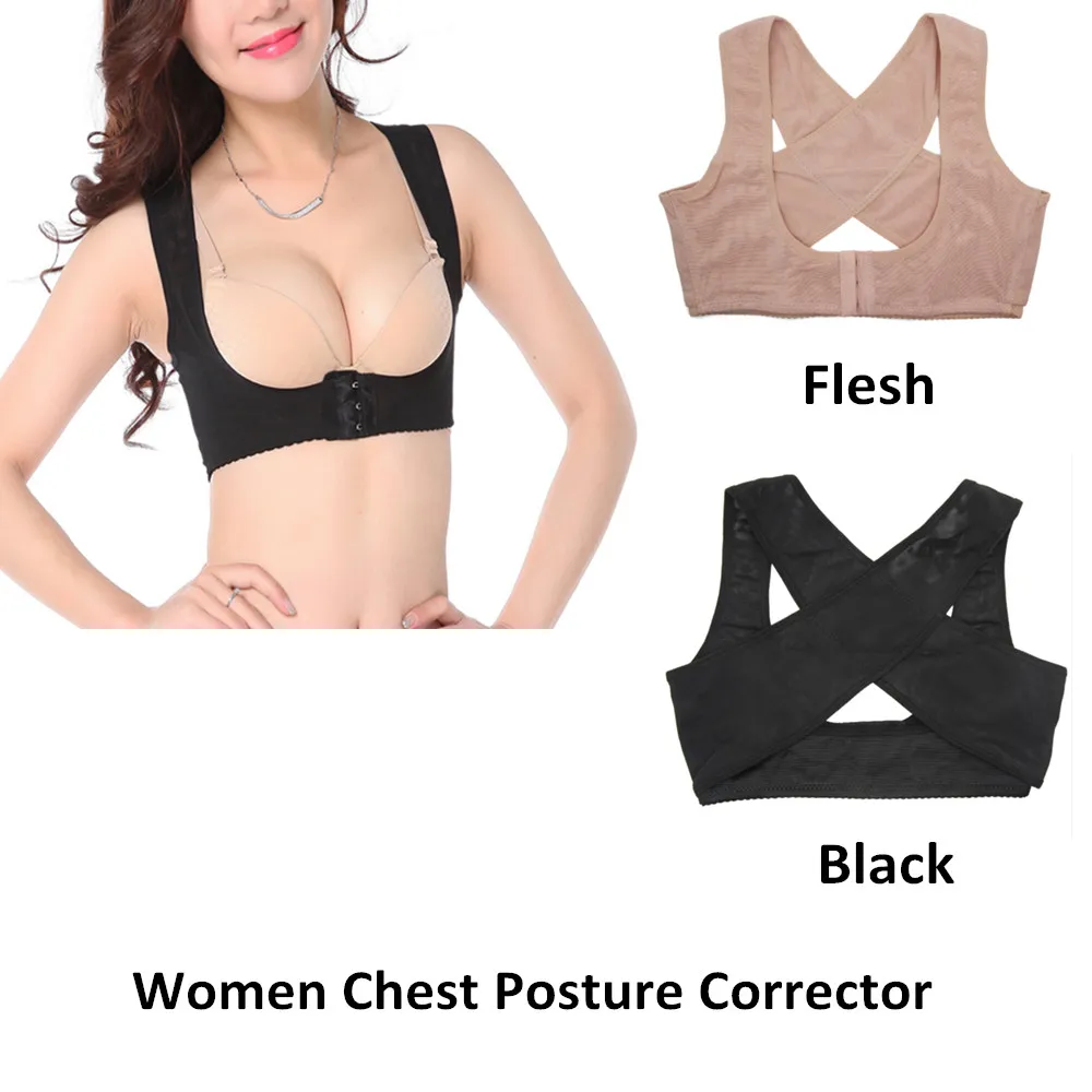 Для женщин грудь Корректор осанки Поддержка пояс Body Shaper корсет плечо Brace для