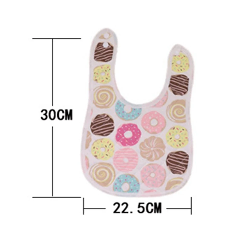 1 pcs 2019 Baby Bibs For Boy&ampGirl Bib Burp Cloth Print Cotton Scarf Meal Collar Accessories Double sided | Мать и ребенок