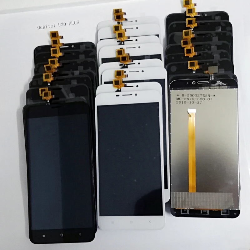 

For Oukitel U20 PLUS Original LCD Display +TP Touch Screen Digitizer Assembly 5.5" U20 Plus Tested Digitizer Panel Replacement