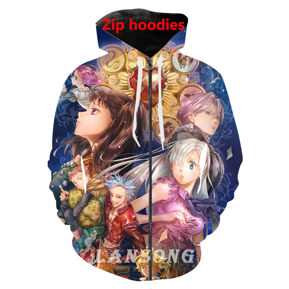 Nanatsu no taizai 3d печати hoody/футболка/Толстовка/брюки для девочек мужчин веселое Harajuku
