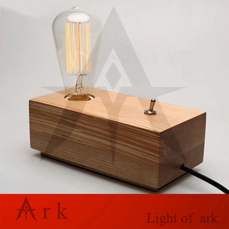 Винтаж деревенский Edison настольная лампа светильник ы для украшения E27/E26