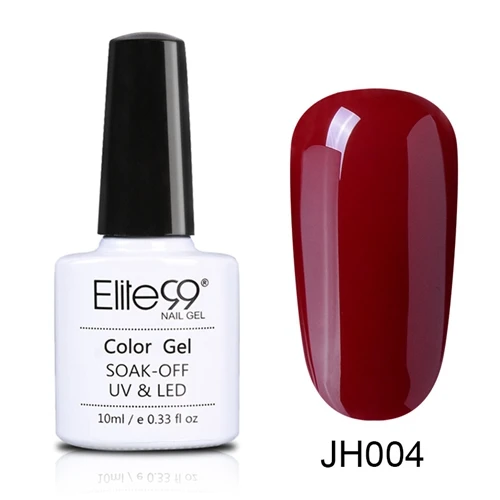 JH004 Elite99, 10 мл, замачиваемый Зеленый Гель-лак для ногтей, великолепные цвета, УФ-гель для маникюра, стойкий Гель-лак для ногтей - Цвет: JH004