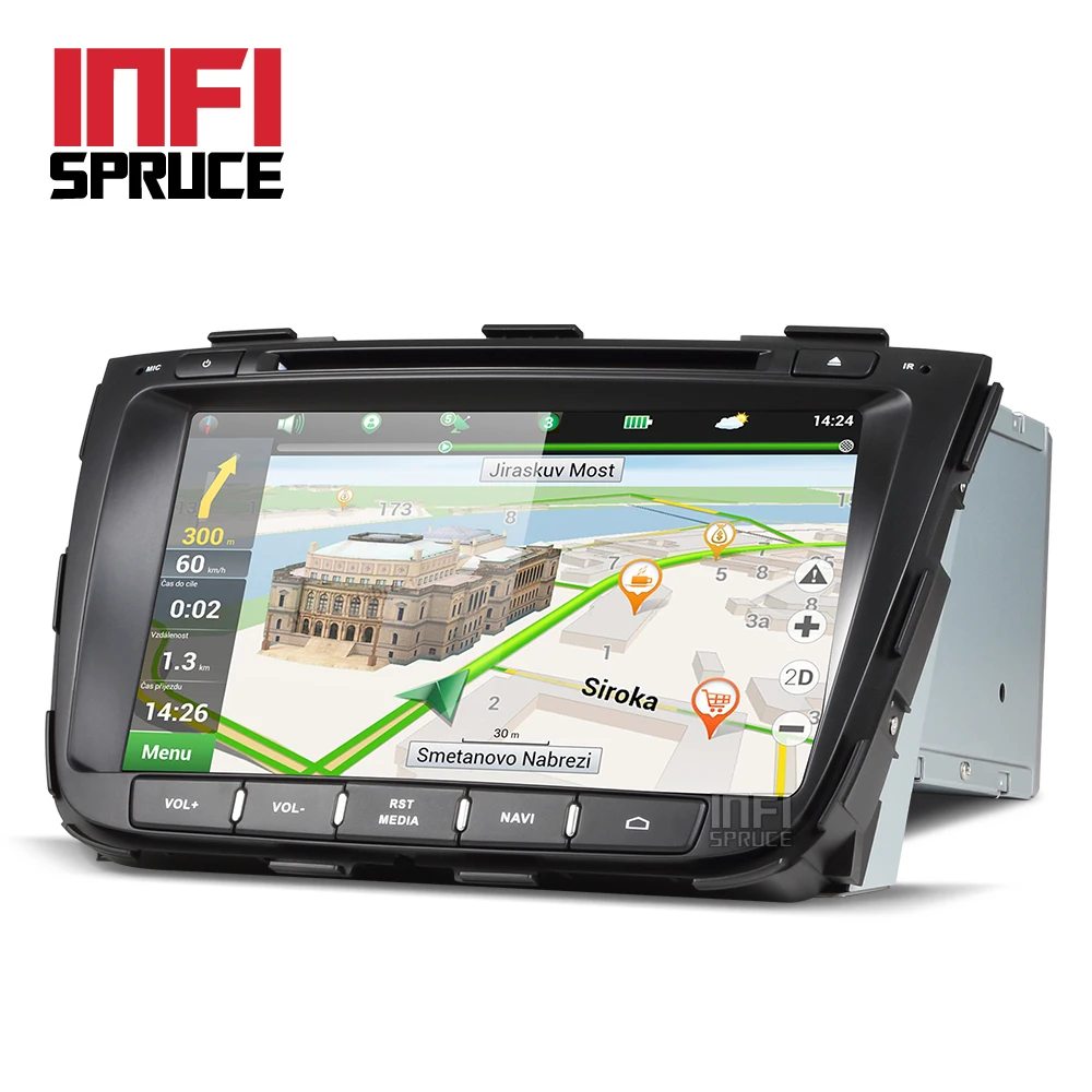 Автомагнитола Infispruce ZSLT8071 2 Гб + 32 ГБ android 8 1 для kia sorento 2013 2014 gps-навигация с