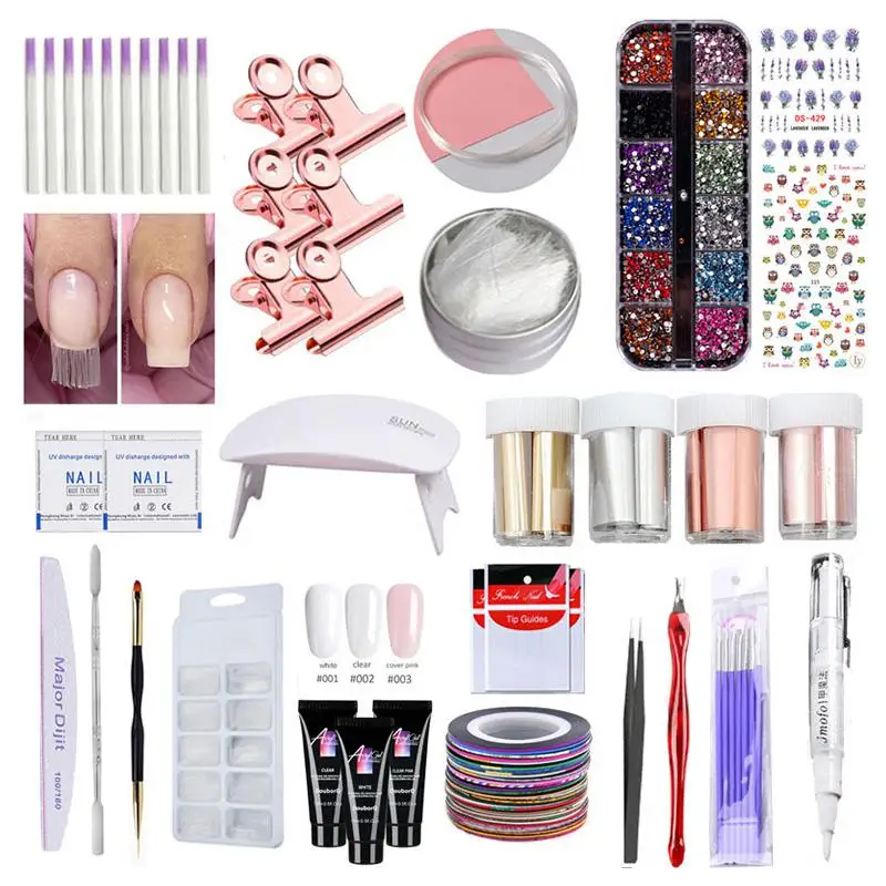 43 шт. полигель для ногтей отличное соотношение цены и качества клей наращивания