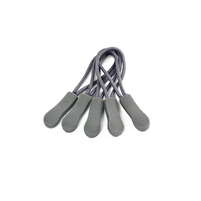 Light Grey 10 шт., 20 шт. цветной сменный шнурок на молнии, ремень для одежды, рюкзак, сумка, запчасти, аксессуары - Цвет: Light Grey