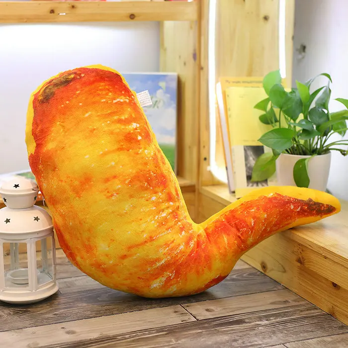 20cm Плюшевая имитация еды, рыба на гриле/куриная нога, Фаршированная Подушка и жареное крыло/кальмар, мягкая кукла для барбекю, Детская креативная игрушка для выпечки - Цвет: 20cm