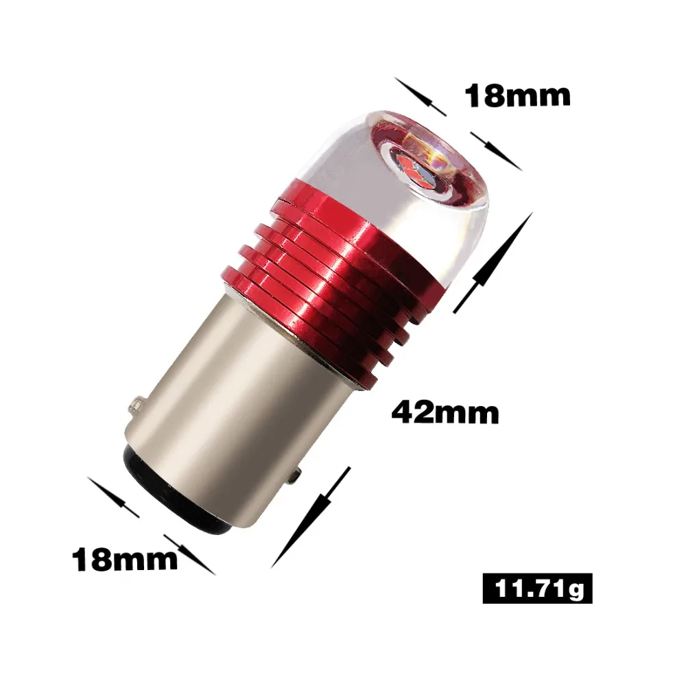 2pcs Car Lights LED Brake Light 1157 BA15D Auto Strobe Flash 5630 3 SMD Red White Turn Signal For Honda | Автомобили и мотоциклы