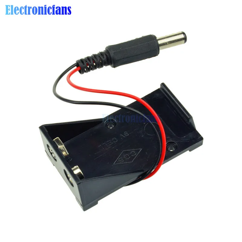 Держатель для аккумулятора 9 В провод с вилкой 5 5*2 1 мм Arduino AU New|battery 9v|wire boxwire 1mm |